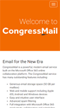 Mobile Screenshot of congressmail.com