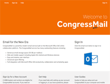 Tablet Screenshot of congressmail.com
